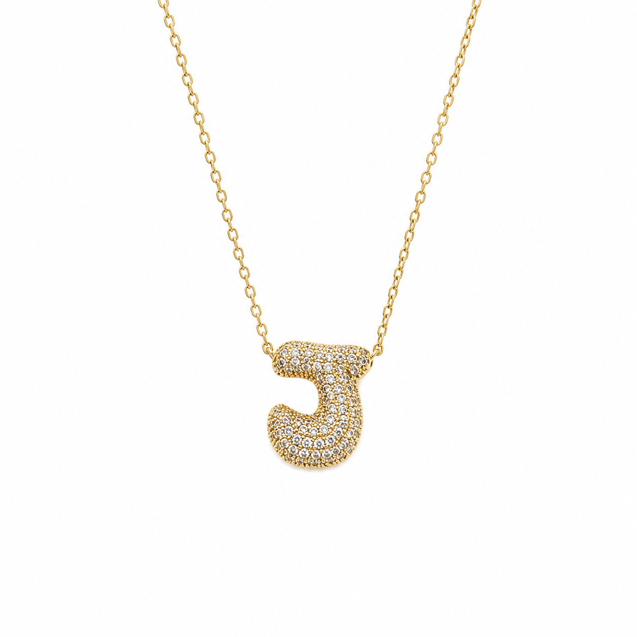Crystal Initial Necklace | LUNAelo Curated
