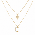 Moon and Northstar Layered | LUNAelo Celestial Collection