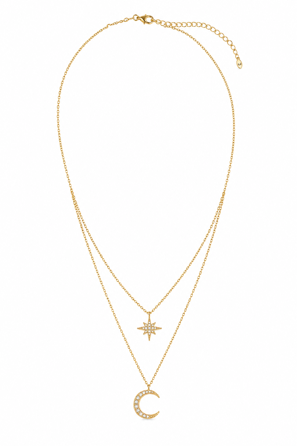 Moon and Northstar Layered | LUNAelo Celestial Collection