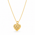 Quilted Heart Necklace | LUNAelo Curated