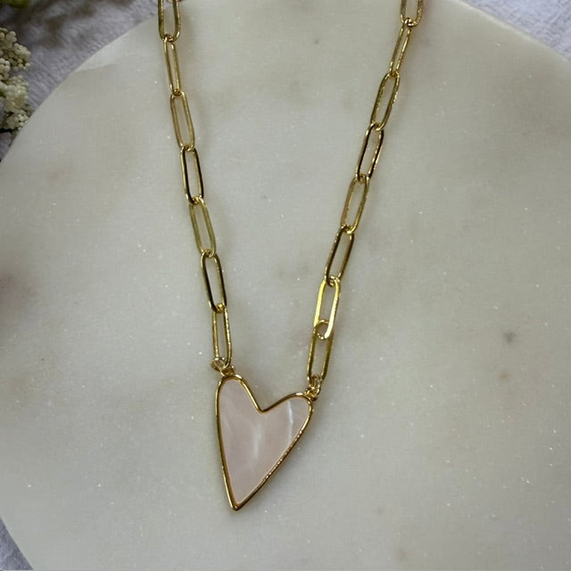 Heart Link Necklace | LUNAelo Curated