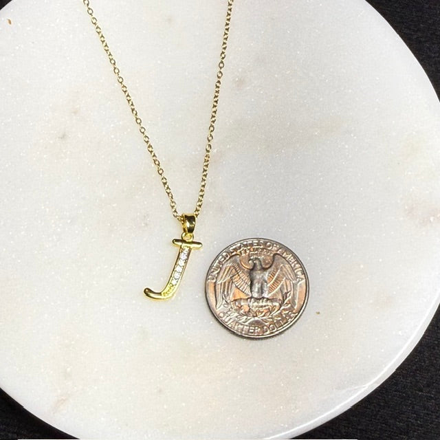 Letter J Necklace | LUNAelo Letters Collection