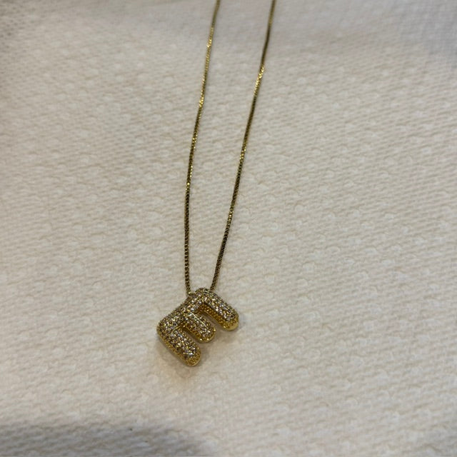 E Letter Necklace | LUNAelo Initials Collection