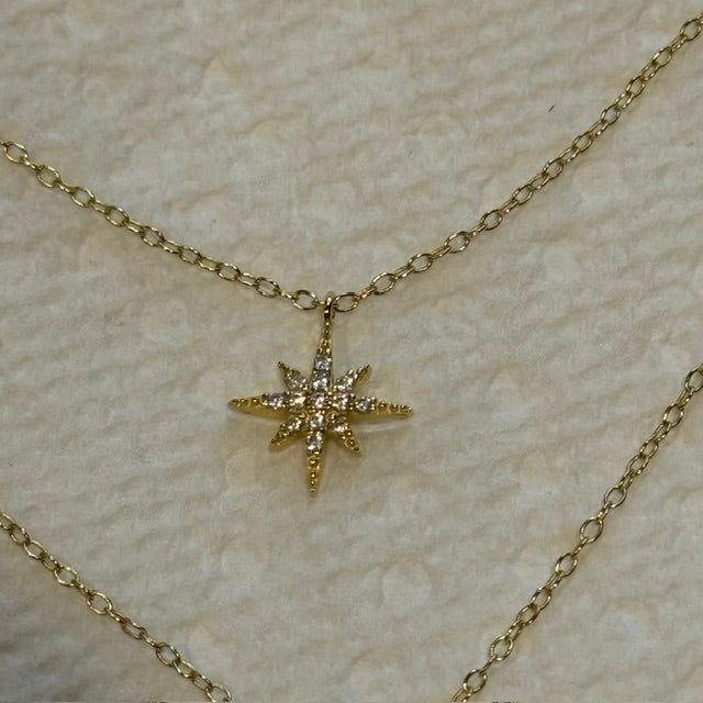 Moon and Northstar Layered | LUNAelo Celestial Collection