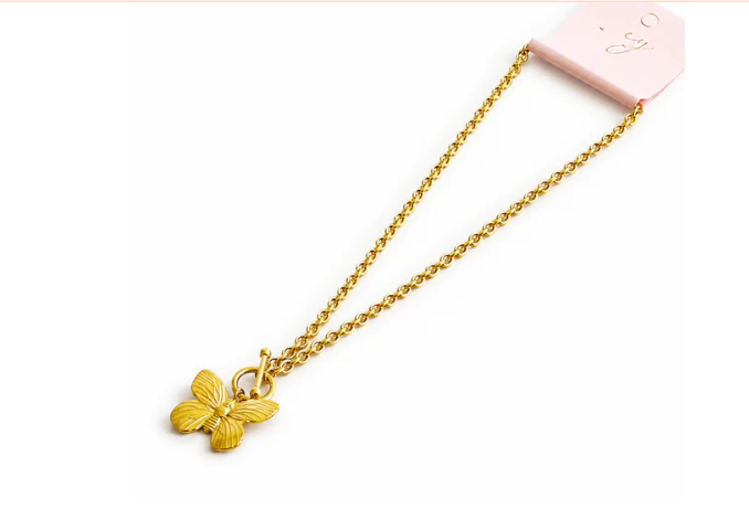 Butterfly Toggle Necklace | LUNAelo Curated